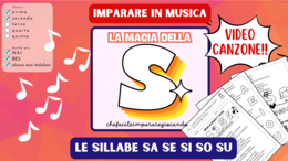 LETTERA S - SILLABE SA SE SI SO SU - TESTO E CANZONE - VIDEO