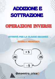 ADDIZIONE E SOTTRAZIONE OPERAZIONI INVERSE