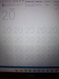 Pregrafismo tratteggio da 20 a 30