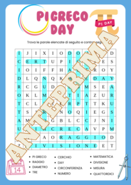 Crucipuzzle Matematico per il Pi Greco Day!