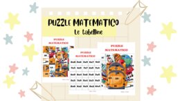 Puzzle matematico delle tabelline