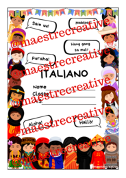 Kit COMPLETO di accoglienza - tema MONDO/CULTURA