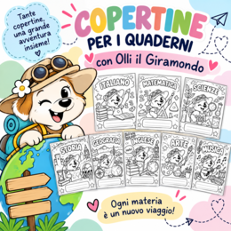copertine dei quaderni classe prima