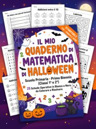 🎃  IL MIO QUADERNO DI MATEMATICA DI HALLOWEEN 🎃