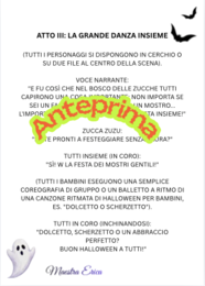 Copione Teatrale Halloween "La Festa dei Mostri Gentili" | Facile, breve e inclusivo (Infanzia e Primaria)