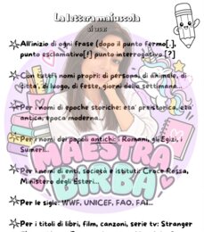 Lettera maiuscola Regola