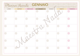 Planner settimanale