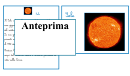 Nomenclatura scientifica Montessori: Carte del Sistema Solare