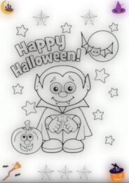 Halloween colora e gioca