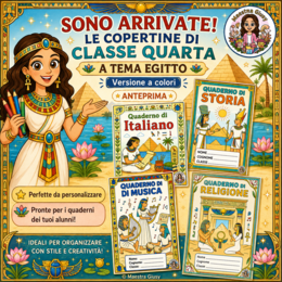 Copertine Classe Quarta_Antico Egitto