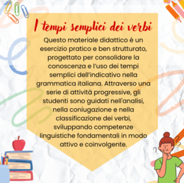 I tempi semplici dei verbi - classe terza