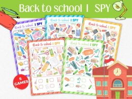 Cerca e Trova "Rientro a Scuola" – Scheda Didattica Gioco di Accoglienza per la Scuola dell'Infanzia e Primaria - Conteggio e attenzione