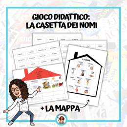 Gioco didattico: La Casetta dei Nomi + la mappa del nome
