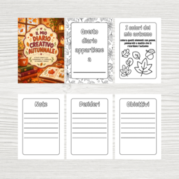 Diario creativo dell'autunno - Scrapbooking per bambini e ragazzi