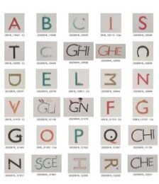 Lettere Maiuscolo da ritagliare