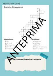 Cruciverba matematico 2025/classe quarta e quinta