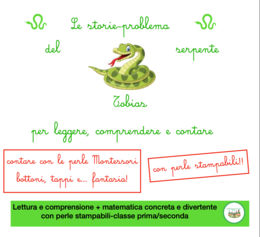 Storie-problema del serpente Tobias-per leggere,comprendere e contare-classe prima