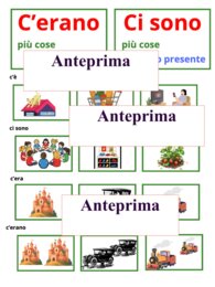 Alla scoperta di C’è, c’era, ci sono, c’erano: percorso concreto Montessori