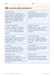Matematica Halloween classe quarta e quinta: 20 schede