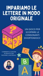 🎉 Impariamo le consonanti con un gioco divertente! 🎉