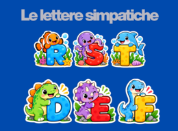 Le Lettere Simpatiche – 33 schede illustrate per imparare l’alfabeto e scrivere le lettere