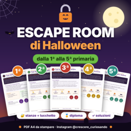Escape Room di Halloween, dalla 1° alla 5° primaria.