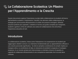 La collaborazione: scuola primaria