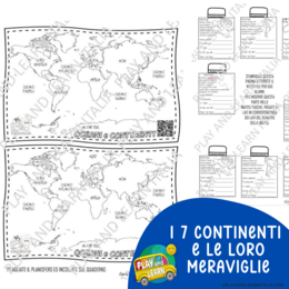 I CONTINENTI E LE LORO MERAVIGLIE