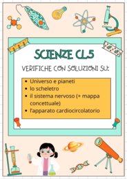 Verifiche scienze classe 5
