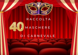 🎭✨ RACCOLTA 40 MASCHERE DI CARNEVALE ✨🎭