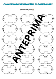 ADDIZIONE E SOTTRAZIONE OPERAZIONI INVERSE