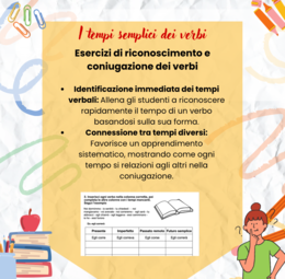 I tempi semplici dei verbi - classe terza