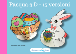 Pasqua 3D - kit da 15 versioni
