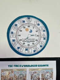 Orologio facile con storia e fumetto