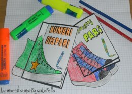 I numeri pari e i numeri dispari nelle scarpe interattive