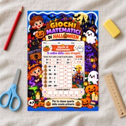 Giochi matematici di Halloween - Classe quarta