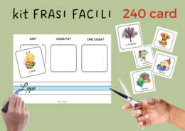KIT frasi facili: 240 CARD