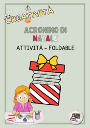 ACRONIMO DI NATALE | ATTIVITÀ FOLDABLE (REGALO)