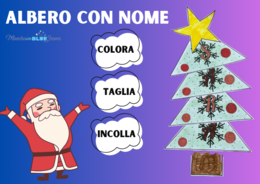 Albero di Natale con nome