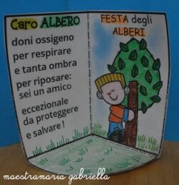alberi in festa:diorama