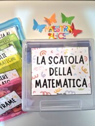 ETICHETTE SCATOLA DELLA MATEMATICA