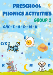 Preschool Phonics Worksheets – Group 2