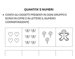 QUANTITA’ E NUMERI