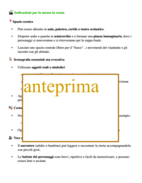 Una zuppa, un sasso, un villaggio; percorso teatrale completo per progetti di accoglienza/ inclusione-classi 2-3-4-5