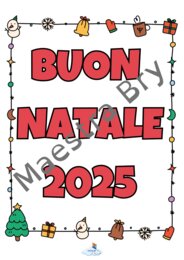 POSTER : BUON NATALE 2025