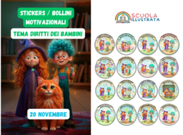 Sticker Diritti dei Bambini – Motivazionali🌍💙