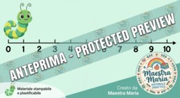 Linea dei Numeri fino al 10 con l'Amico Bruchino – Strumento per le Prime Addizioni e Sottrazioni (Classe 1ª)