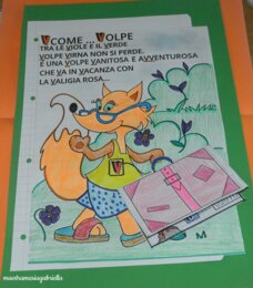Lettera V di Volpe Virna in Vacanza