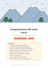 Comprensione del testo Natale classe quarta e quinta: 20 letture