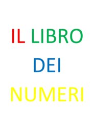 Librone per i numeri da 1 a 20 - sostegno